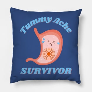 Cute Kawaii Tummy Ache Survivor Pillow