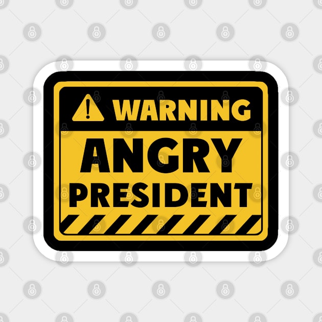 Angry president Magnet by EriEri
