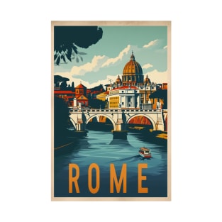 Rome Travel Poster T-Shirt