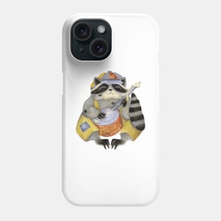 tin banjo raccoon Phone Case