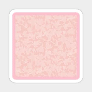 Blush Dotted Magnolias Magnet