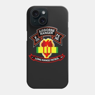 F Co 75th Ranger - 25th Infantry Division - VN Ribbon - LRSD Phone Case