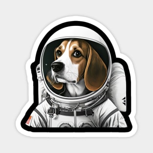 Astronaut Beagle Magnet