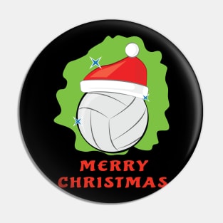 Merry Volleyball Christmas - Funny Pin