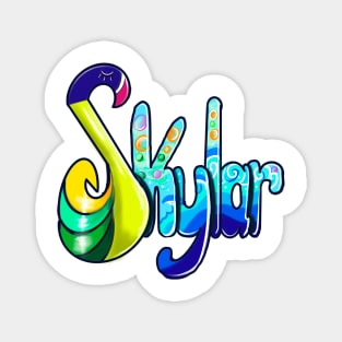 Top 10 best personalized gifts for girls Name Skylar Magnet