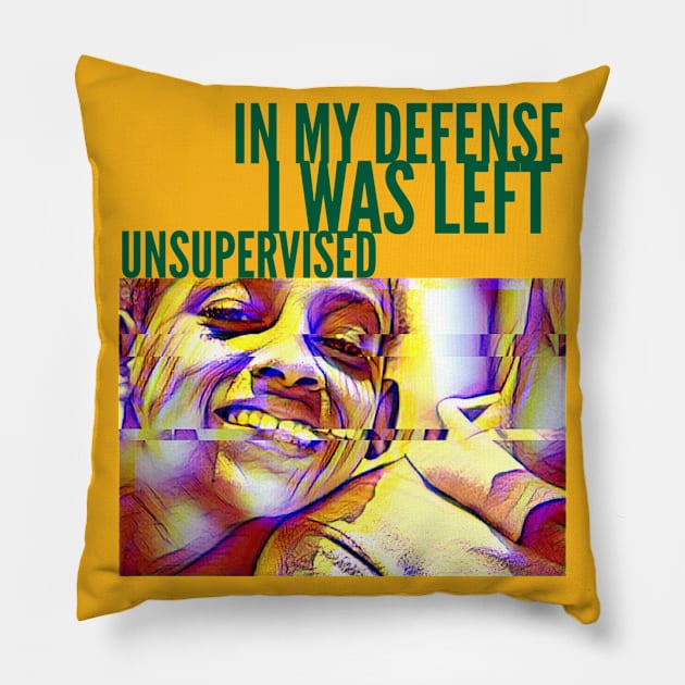 In My Defense, I was left Unsupervised Pillow by PersianFMts