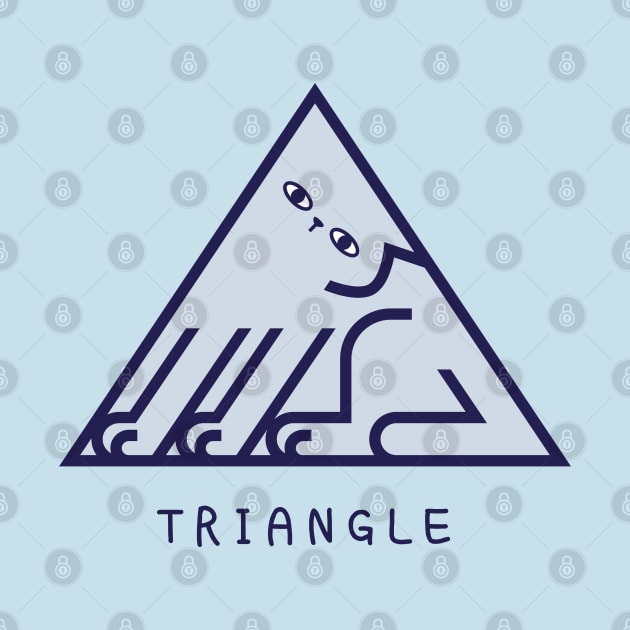 Cat in Triangle Shape by rarpoint