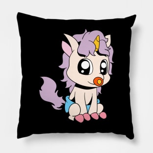 Kawaii Baby Unicorn Pillow