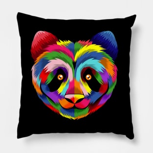 Panda Bear Pop Art Pillow