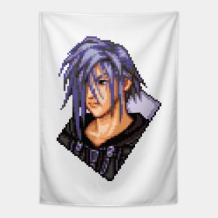 Organization XIII Zexion Pixel Art Tapestry