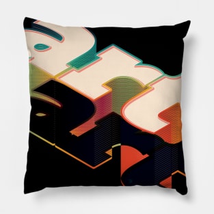 "Art" Type Design Pillow