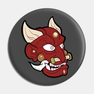 Scroll Oni Pin