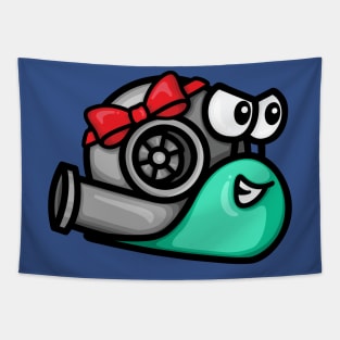 Turbo Snail - Gift Wrapped (Mint) Tapestry