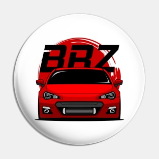 Red BRZ JDM Pin