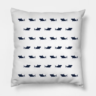 Shark | Dark Blue Pillow