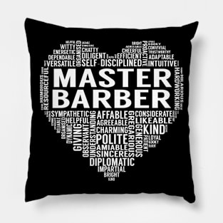 Master Barber Heart Pillow