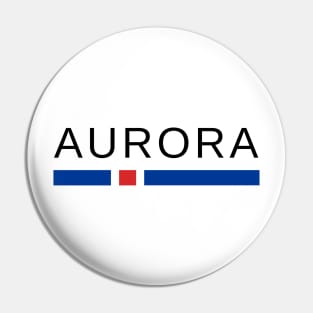 Aurora Iceland Pin