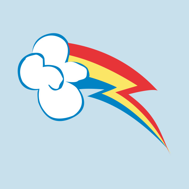 Rainbow Dash Mark - My Little Pony - T-Shirt | TeePublic