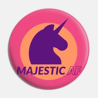 Majestic AF Unicorn Pin