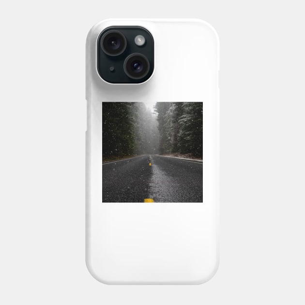 Raining Road Phone Case by ArtoTee