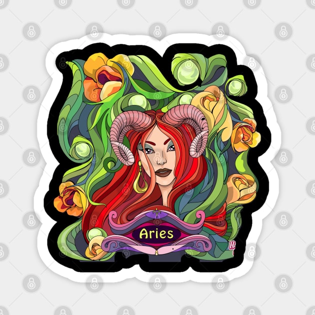 Aries birthday tees Magnet by Zodiac_Gems_Clothing82