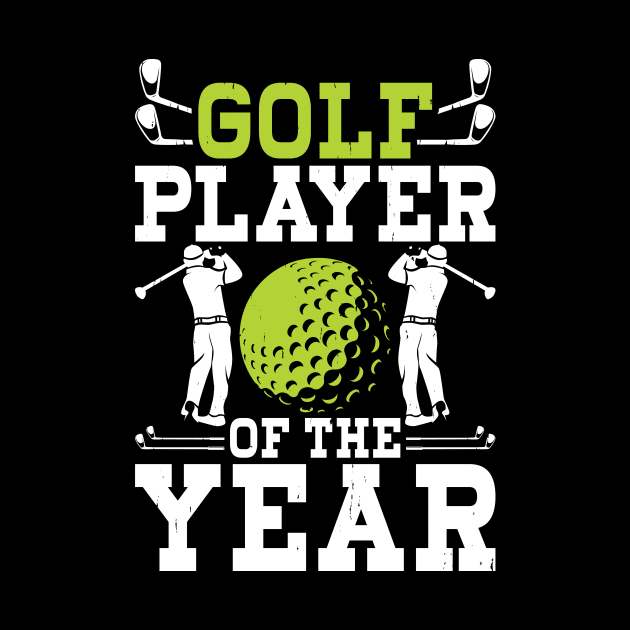 Golf Player Of the Year T Shirt For Women Men T-Shirt by Pretr=ty