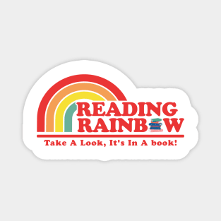 Reading Rainbow - Retro Magnet