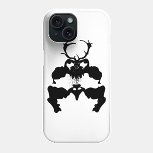 Mysterious Rorschach Stag Phone Case