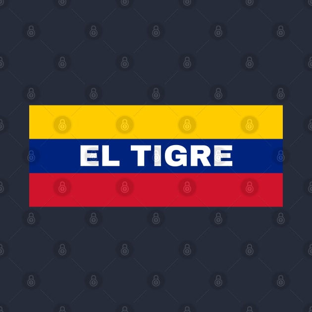 El Tigre City in Venezuelan Flag Colors by aybe7elf