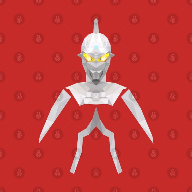 UltraSeven (Low Poly Style) by The Toku Verse