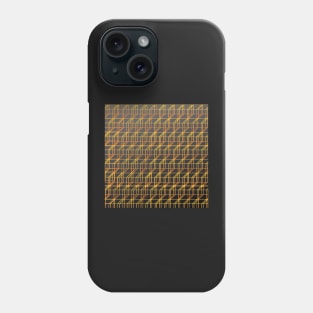 Soft Black Gradient Cubes Phone Case