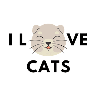 I love cats. T-Shirt