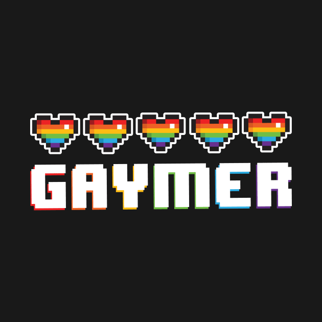 Gaymer the Gay Retro Games T-shirt by SusanaDesigns