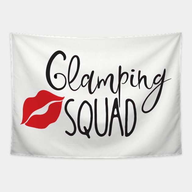 Glamping Squad Camping Gift Idea product Tapestry by nikkidawn74