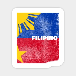 VIntage Philippine Flag Filipino Magnet