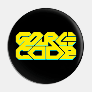 Source Code - Cyberpunk Logotype Style Pin