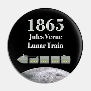 Jules Verne Lunar Train Pin