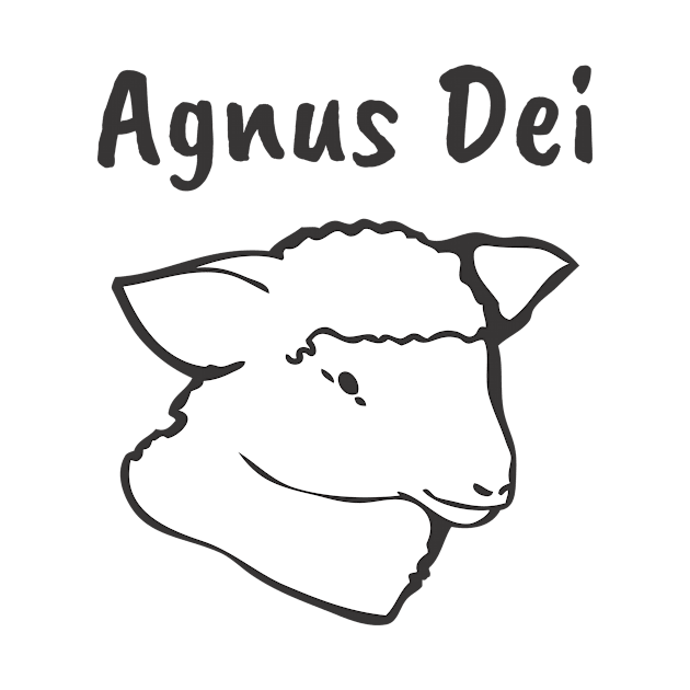 Agnus Dei God Jesus Christ Lamb by Foxxy Merch