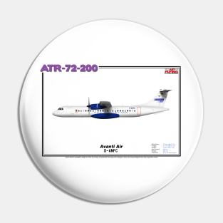 Avions de Transport Régional 72-200 - Avanti Air (Art Print) Pin