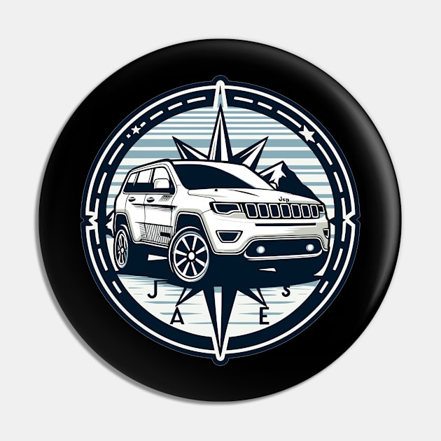 Jeep Compass Pin by Vehicles-Art