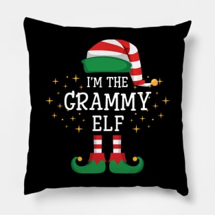 I'm The Grammy Elf Matching Family Christmas Pajama Pillow