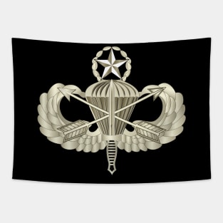 Master Airborne w Crossed Arrrows Dagger Tapestry