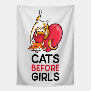 Cats before girls Tapestry