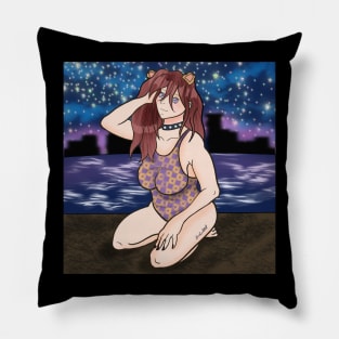 Anime style art Pillow