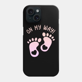 Little Feet Birth Pregnancy funny Baby Gifts Phone Case