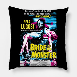 Bride Of The Monster poster Pillow