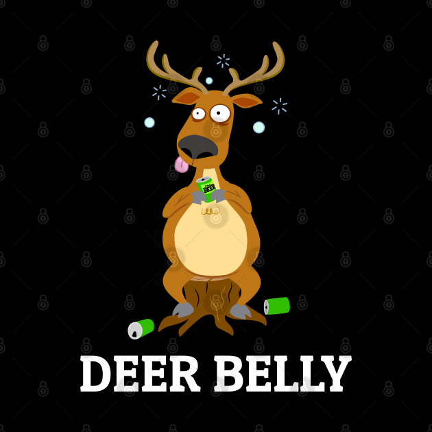 Funny Deer Belly, Beer Design by AtomicBullfrog