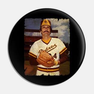 Rollie Fingers - Left Oakland Athletics, Signed With San Diego Padres Pin
