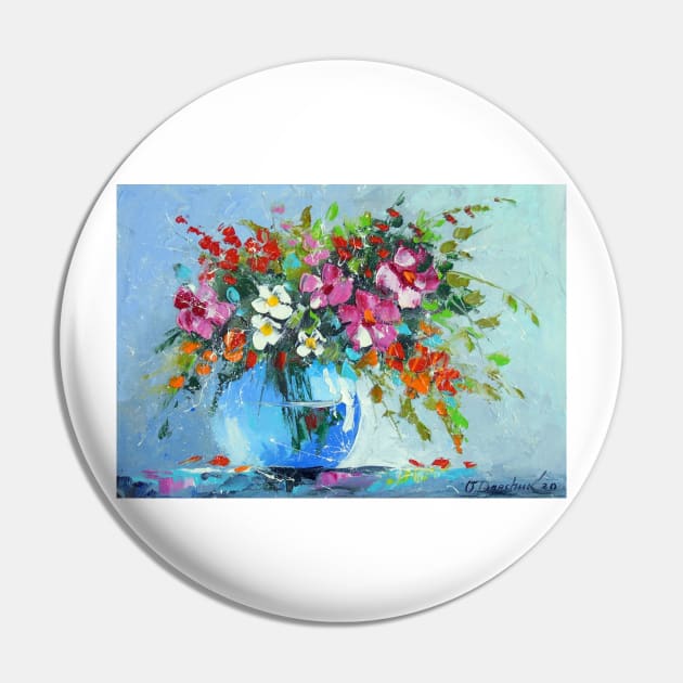 Bouquet of summer flowers in a vase Pin by OLHADARCHUKART