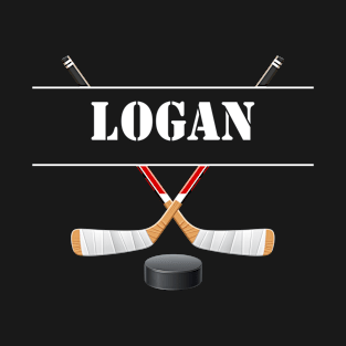 Logan Birthday Hockey T-Shirt